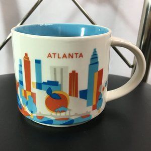 Starbucks You Are Here ATLANTA  Mug Coffee Mug Cup